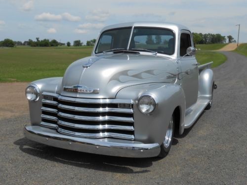 1949 chevrolet pick up truck street rod, video, frame off resto, 425hp, ifs, a/c