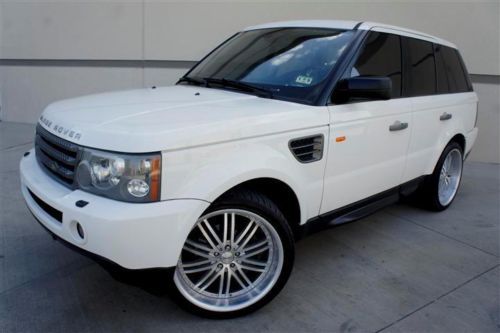 2007 range rover sport hse awd premium 22 inch vossen wheeld nav harman kardon!!