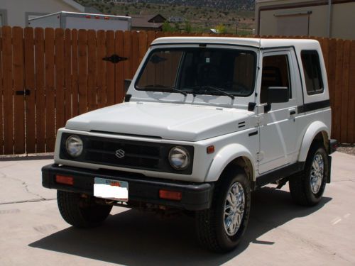 1992 suzuki samurai jl 4wd 5-spd hard-top soft-top 103k miles original nice!