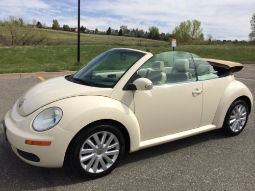 2008 volkswagen beetle se convertible bug 09 10 automatic a+condition ~low miles