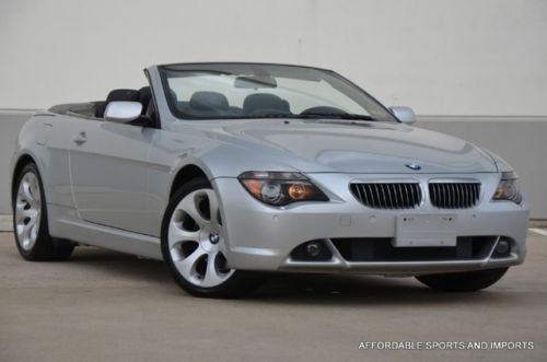 2006 bmw 650i convertible navi lthr seats clean $599 ship