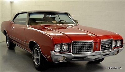 1972 cutlass s convertible / 52909 miles / restored / power top / numbers match