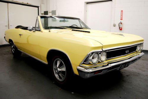 1966 chevrolet chevelle ss clone convertible 350 auto buckets console disc nice