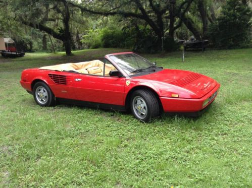 1986 ferrari mondial 3.2 cabriolet . like new and 100% original.