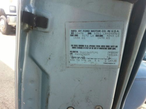 1979 Lincoln Continental Base Hardtop 2-Door 6.6L, image 10