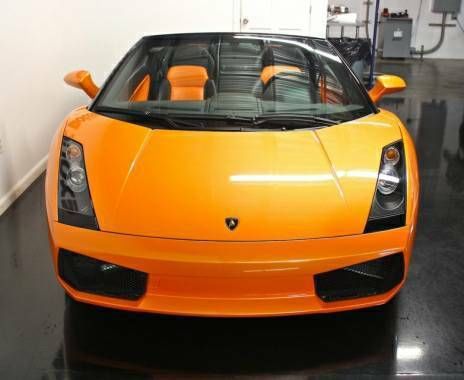 2008 lamborghini gallardo spyder arancio borealis e-gear low miles