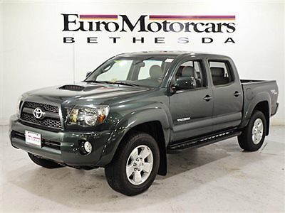 Trd off-road double cab 4wd timberland mica green 12 graphite leather 10 sport