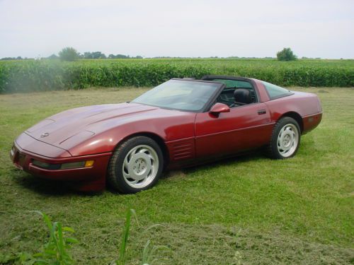 1992 corvette hatchback with bronze glass targa top