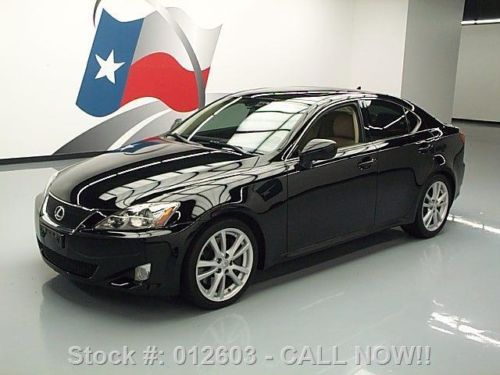 2007 lexus is350 sunroof nav rear cam climate seats 58k texas direct auto