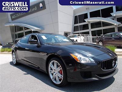 2014 maserati quattroporte gts v8 3.8 ferrari engine black nero luxury package