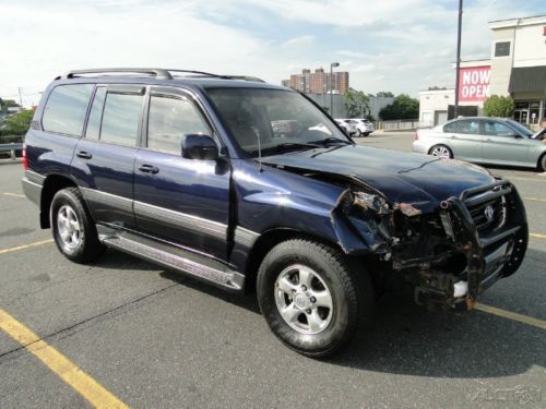 2002 Toyota Land Cruiser 4.7L V8 4WD SUV Premium Repairable Rebuilder Easy Fix, US $11,995.00, image 4