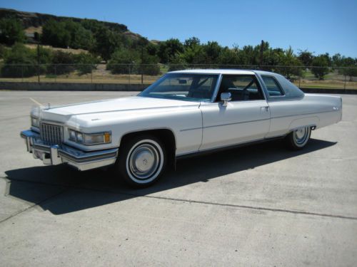 One owner, 1976 coupe deville, 36,730 original miles,