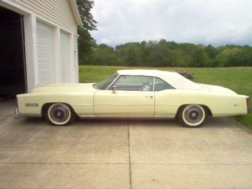 1976 cadillac eldorado base convertible 2-door 8.2l