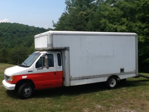 Nice 1994 ford e350 7.3 diesel motor box van