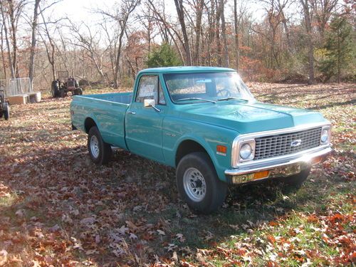 Restored - 1971 chevrolet c-10 long bed 4 x 4