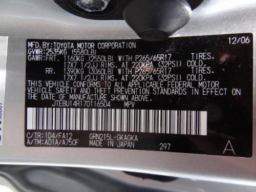 2007 Toyota 4Runner SR5 4WD, US $15,950.00, image 13