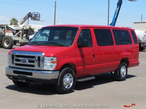 2010 ford e350 econoline ext. body 15 passenger van 5.4l v8 a/t cold a/c cd aux