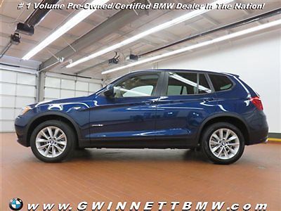 Xdrive28i low miles suv automatic gasoline 2.0l twinpower turbo in-l deep sea bl