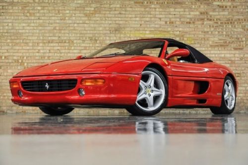 1999 ferrari 355 f1 spider, red/tan! 30k miles!  major service 8/14! wow!