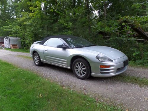 2002 mitsubishi eclipse gs spyder convertible