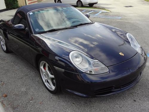 2004 porsche boxster s convertible 2-door 3.2l - fresh engine - clean carfax