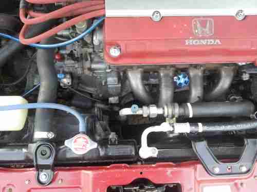 2000 Honda Civic Si 41k Original Custom Milano Red/Black Leather B16A2 DOHC VTEC, US $9,000.00, image 4