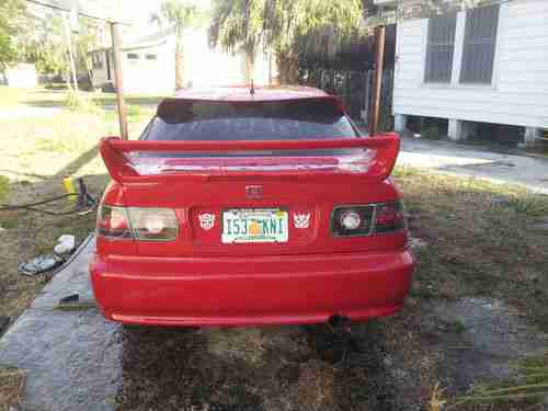 2000 Honda Civic Si 41k Original Custom Milano Red/Black Leather B16A2 DOHC VTEC, US $9,000.00, image 9