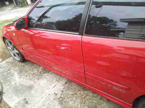 2000 Honda Civic Si 41k Original Custom Milano Red/Black Leather B16A2 DOHC VTEC, US $9,000.00, image 21