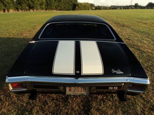 VERY SLICK  CHEVY CHEVELLE SS TRIBUTE TUXEDO BLACK GM 1970 66 67 68 69 71 72, image 4