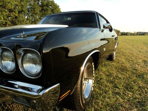 VERY SLICK  CHEVY CHEVELLE SS TRIBUTE TUXEDO BLACK GM 1970 66 67 68 69 71 72, image 6