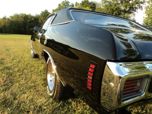 VERY SLICK  CHEVY CHEVELLE SS TRIBUTE TUXEDO BLACK GM 1970 66 67 68 69 71 72, image 7