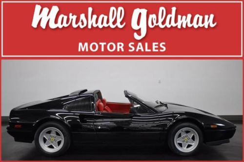 1987 ferrari 328gts black/red only 28200 miles