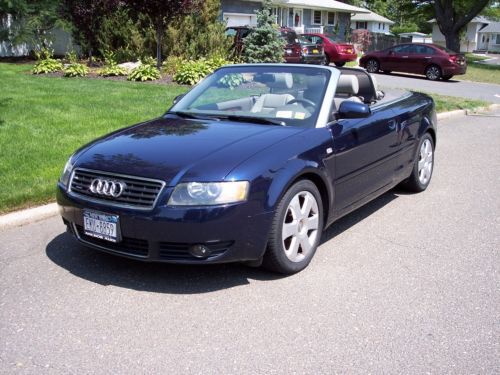 2005 audi a4 2dr cabrio -convert - quattro - 66k - auto - loaded