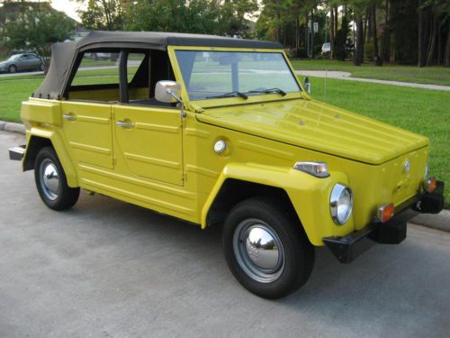 1974 yellow volkswagen vw thing excellent survivor