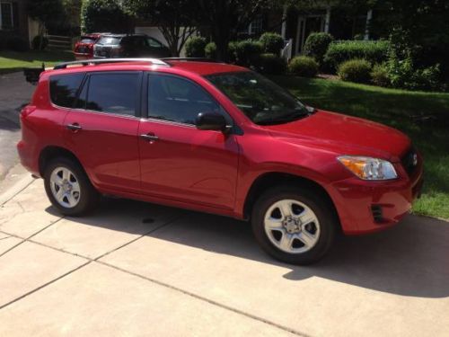 2010 red rav4  53000 miles only excellent condition sold by the unique owner