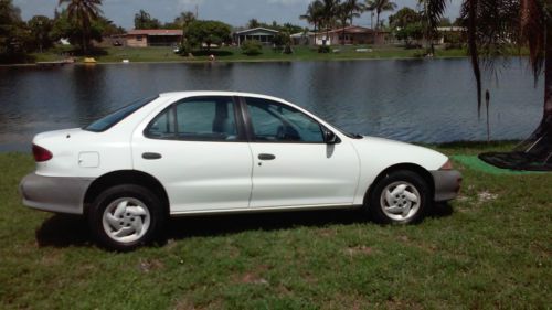 1997 chevrolet cavalier 4 door low miles. florida car. very reliable cold ac