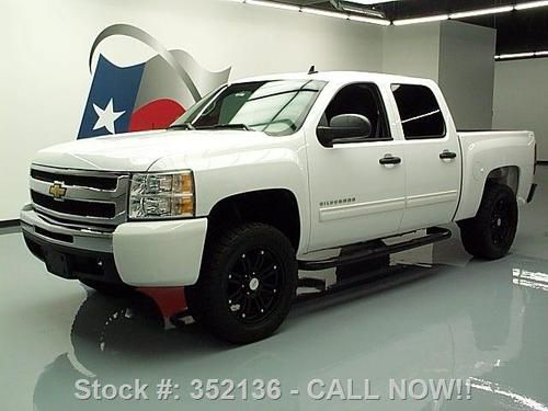 ~2011 chevy silverado crew lifted 6-pass dvd 20's 23k! texas direct auto