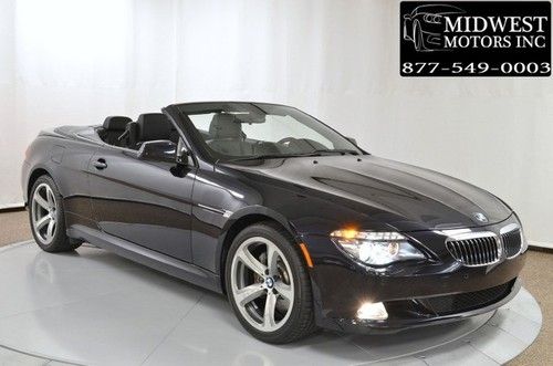 2010 10 bmw 650i convertible sport pkg navigation keyless start/entry 1 owner