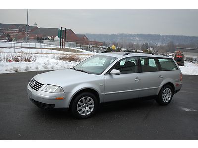 2003 volkswagen passat gls wagon 5 speed 1 owner t belt done great deal look !!!