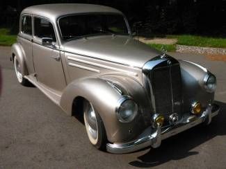 1952 mercedes 220 4 door sedan street rod, one of a kind with only 2000 miles