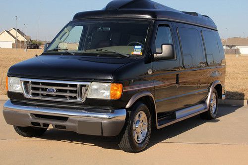 2004 ford e150 high top conversion,texas ranch edition,dvd,playstation