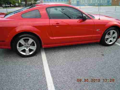 Mustang GT Coupe Premium 2007, Torch Red Clearcoat, Dark Charcoal Leather, US $18,417.00, image 2