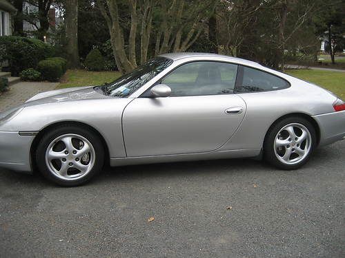 Porsche: 911 carrera 4 coupe tiptronic 1999 silver porsche carrera c4