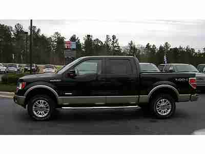 2012 Green F150 Lariat Truck V6 Tan interior Auto 1 Owner Low Miles MP3 USB Sync, image 5