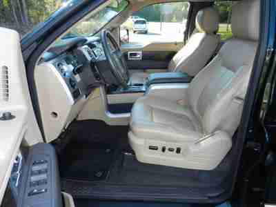 2012 Green F150 Lariat Truck V6 Tan interior Auto 1 Owner Low Miles MP3 USB Sync, image 18