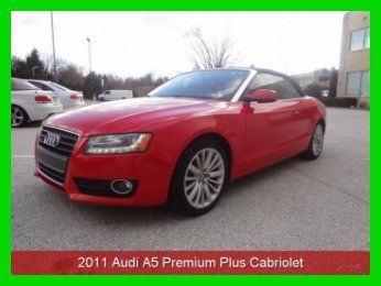 2011 2.0t a5 premium plus cabriolet automatic quattro 1 owner clean carfax