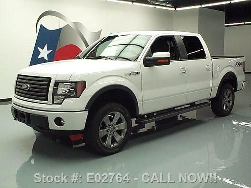 2012 ford f150 fx4 4x4 crew 5.0l v8 side steps 20's 15k texas direct auto