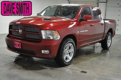 2012 new deep cherry red dodge sport crew 4wd remote start and security group!!
