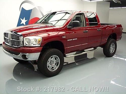 2007 dodge ram lone star quad hemi 4x4 lifted auto 62k texas direct auto