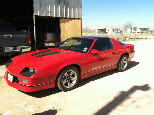 1987 camaro irocz 5.0 five speed t-tops